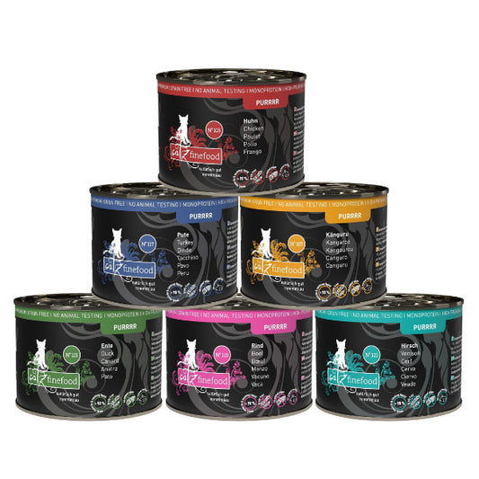 Catz Finefood PURRRR Cat Wet Food Completed Pet Can Canned Food 200g