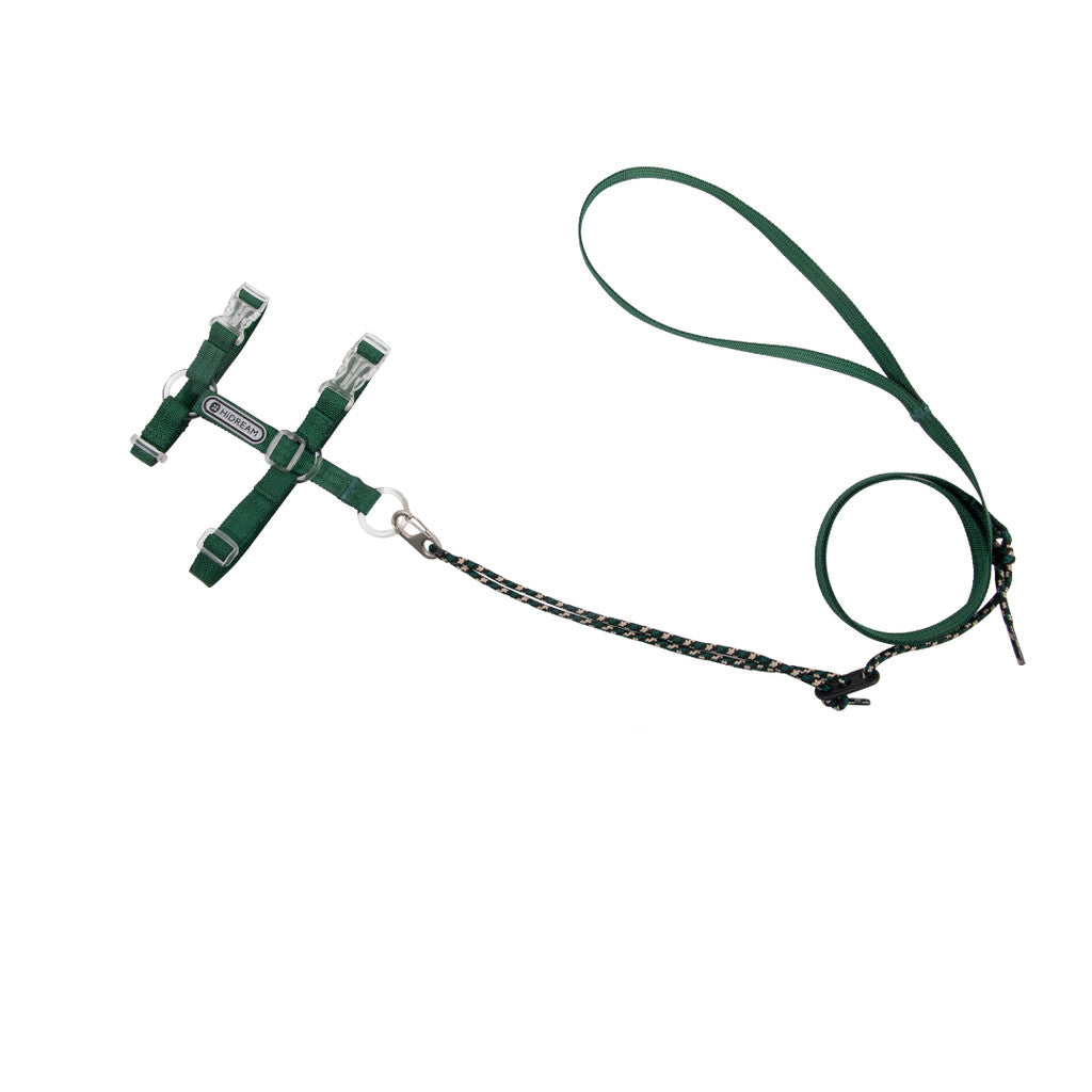Hi-Dream BoBo Classic Cat Leash Collar Harness Walking Rope Light Weight Spliced Nylon Cat Vest Set