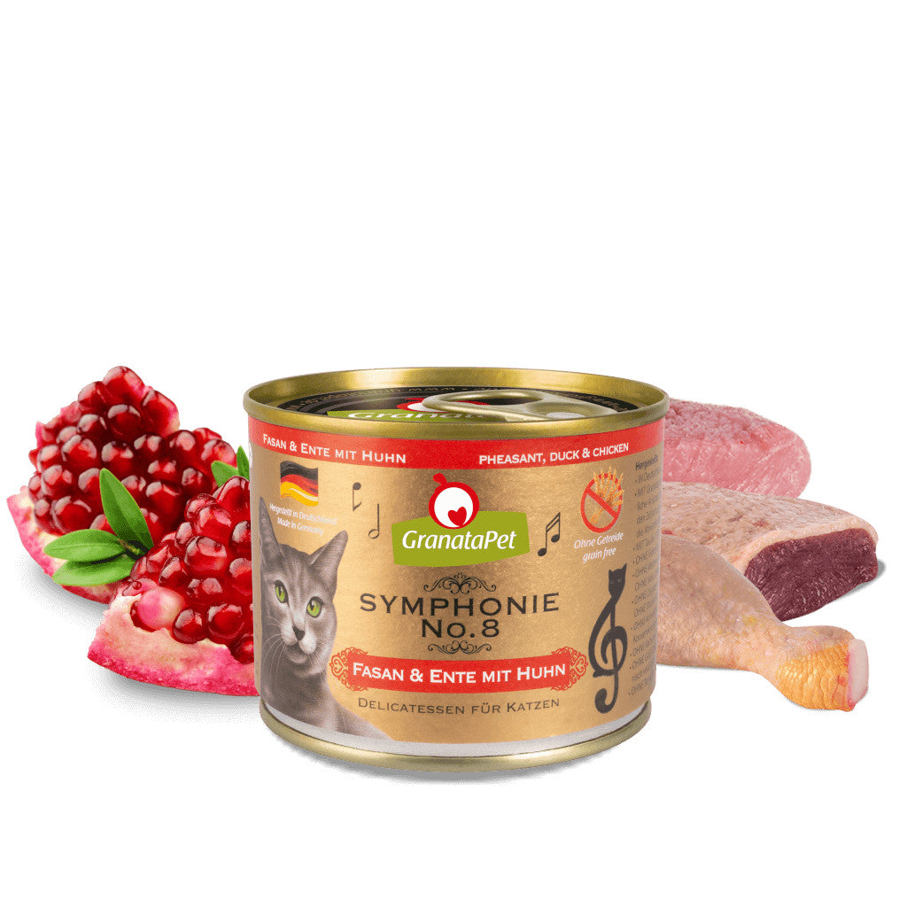 [SG] GranataPet Symphonie Cat Wet Food Completely Feed 200g Made in Germany Feline Pet Food