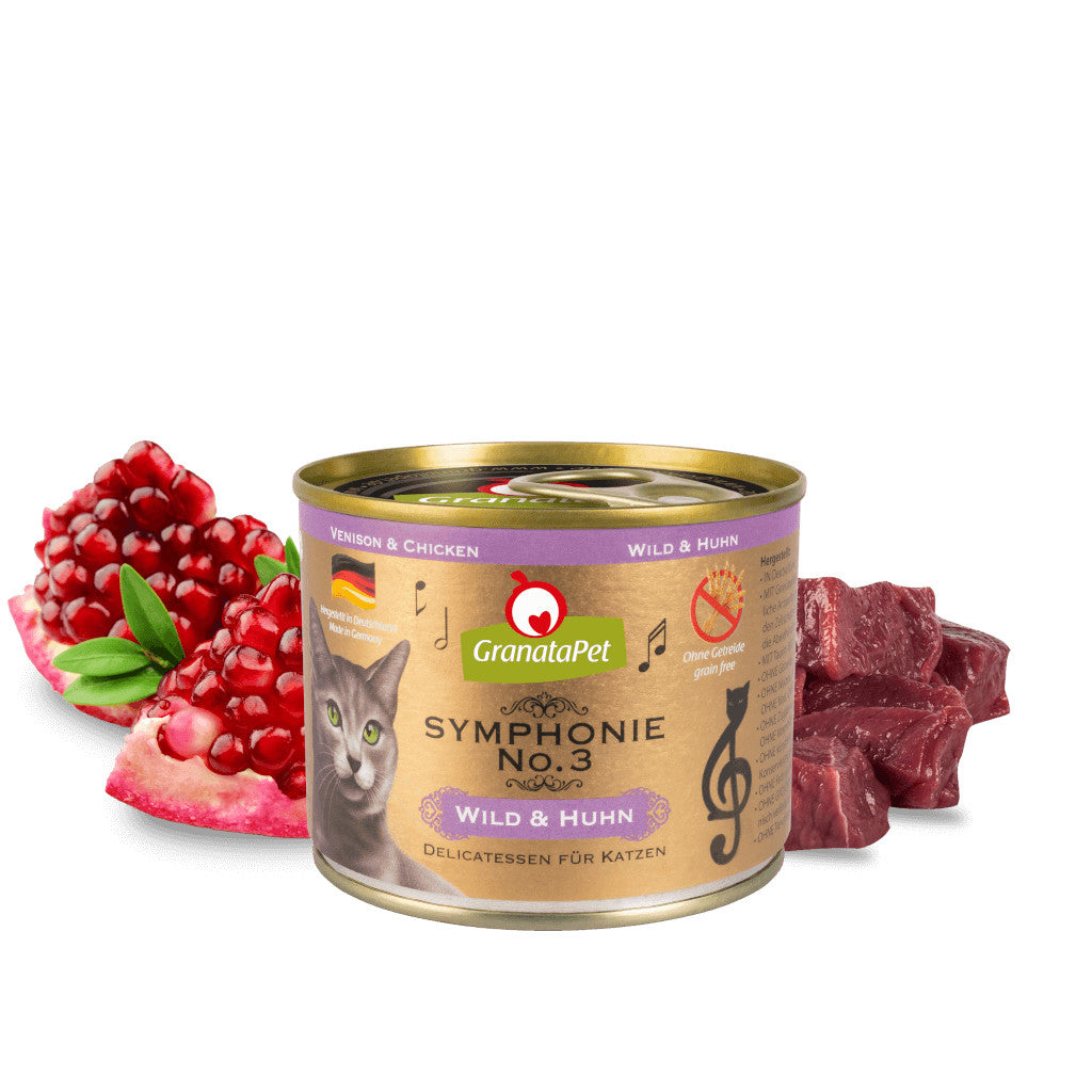 [SG] GranataPet Symphonie Cat Wet Food Completely Feed 200g Made in Germany Feline Pet Food
