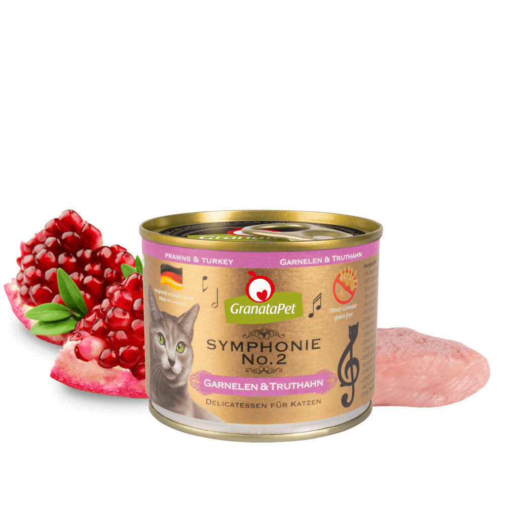 [SG] GranataPet Symphonie Cat Wet Food Completely Feed 200g Made in Germany Feline Pet Food