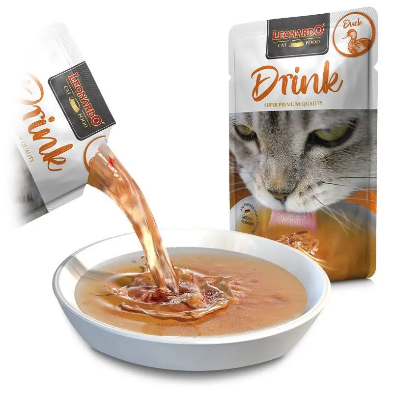 [SG] Leonardo Drinks 40g Pouch Soup for Cat Made in Germany  Chicken Drink Pet Food