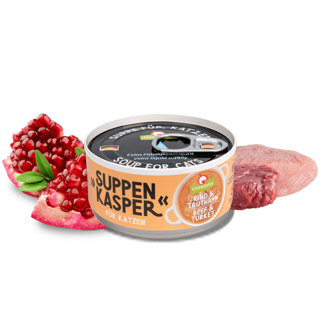 [SG] GranataPet Soups Suppenkasper Soup for Cat 70g Drink Snack Hydric Made in Germany Pet Food