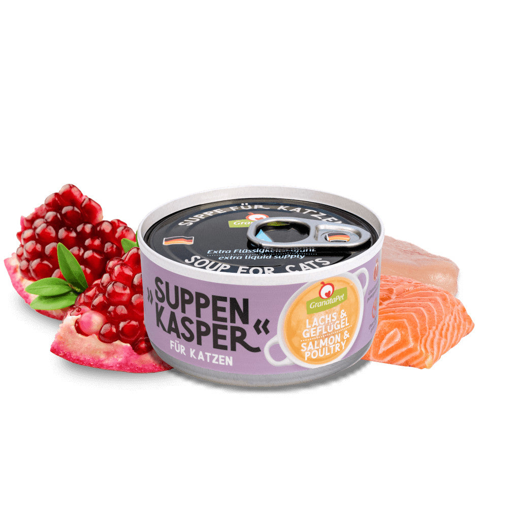 [SG] GranataPet Soups Suppenkasper Soup for Cat 70g Drink Snack Hydric Made in Germany Pet Food