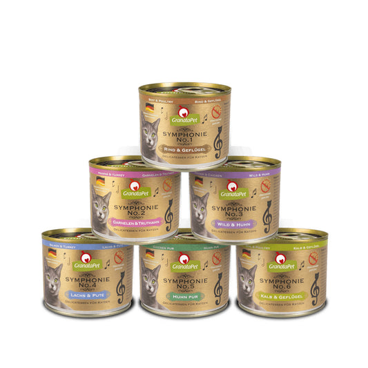 [SG] GranataPet Symphonie Cat Wet Food Completely Feed 200g Made in Germany Feline Pet Food
