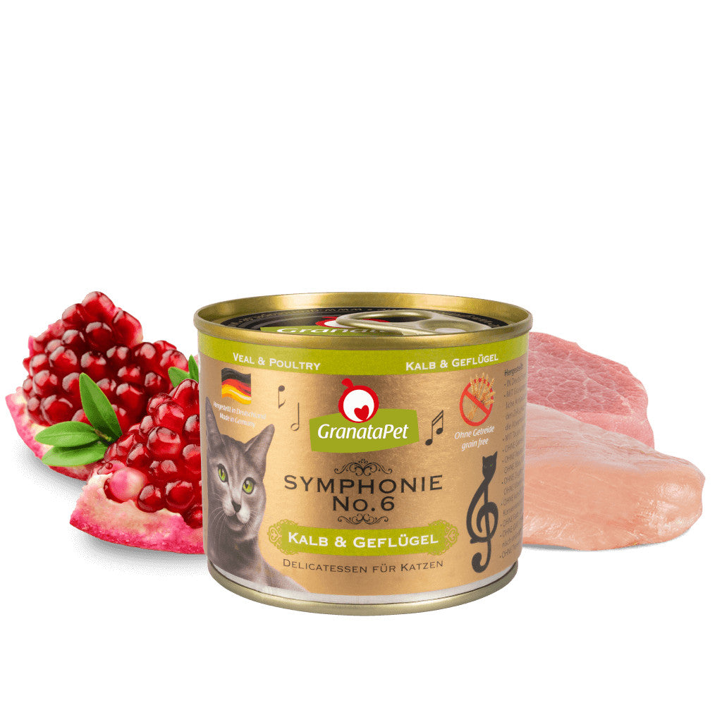 [SG] GranataPet Symphonie Cat Wet Food Completely Feed 200g Made in Germany Feline Pet Food