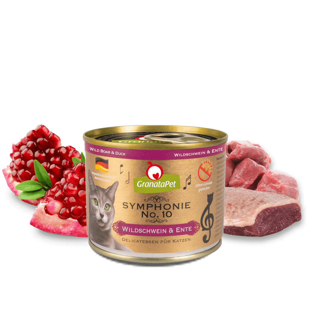 [SG] GranataPet Symphonie Cat Wet Food Completely Feed 200g Made in Germany Feline Pet Food
