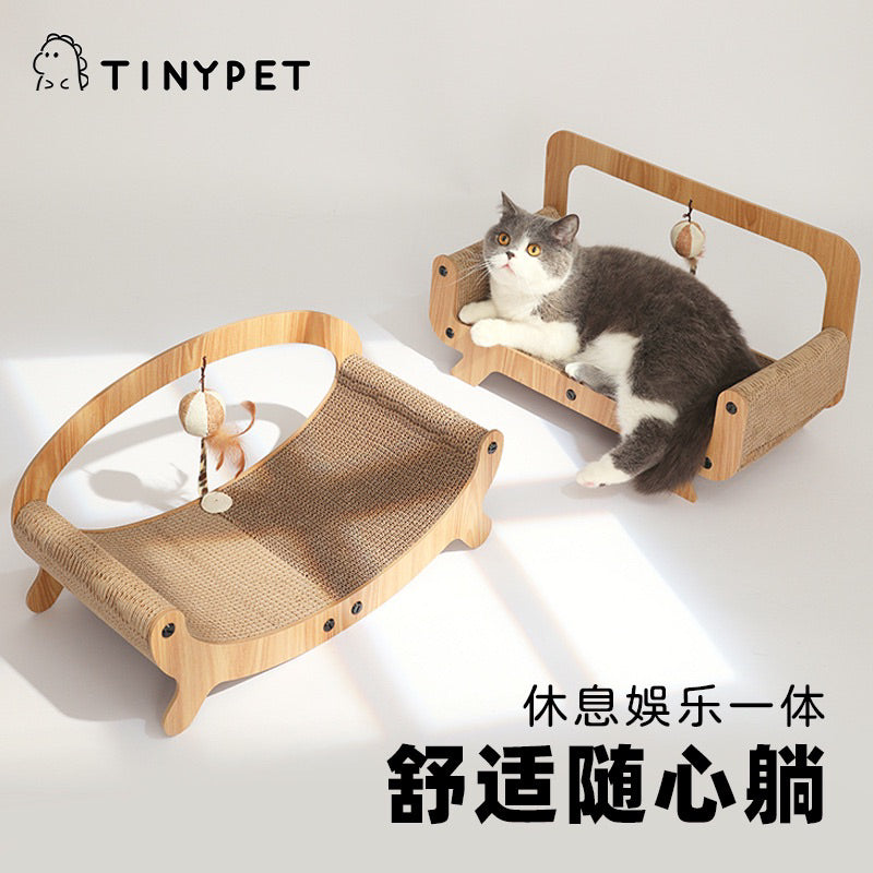 TinyPet new moon sofa cat scratcher pet bed scratch board toy