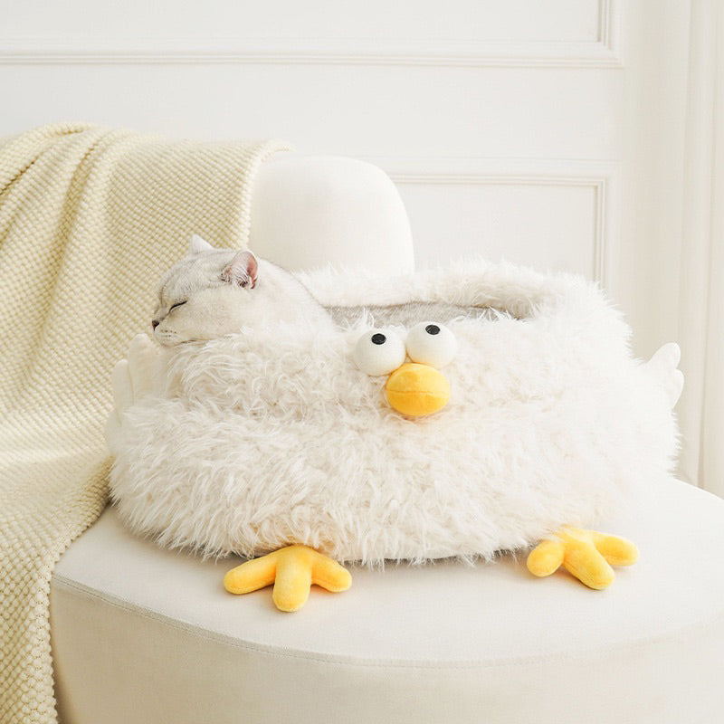 Zeze Chicken 🐔 Cat Bed Pet Sleeping Bed Pad Nest