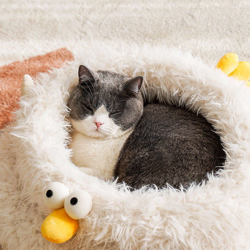 Zeze Chicken 🐔 Cat Bed Pet Sleeping Bed Pad Nest