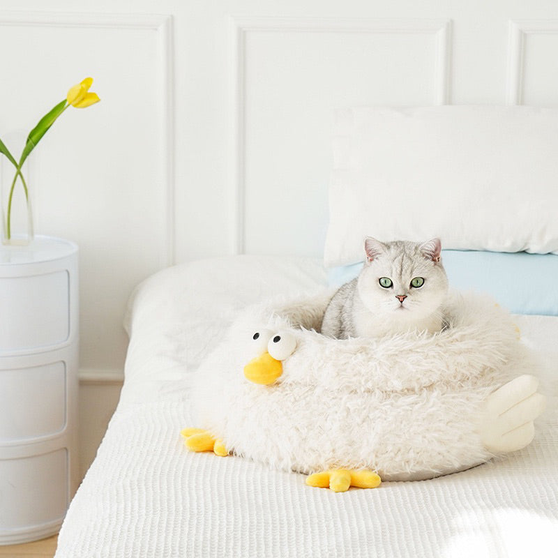 Zeze Chicken 🐔 Cat Bed Pet Sleeping Bed Pad Nest