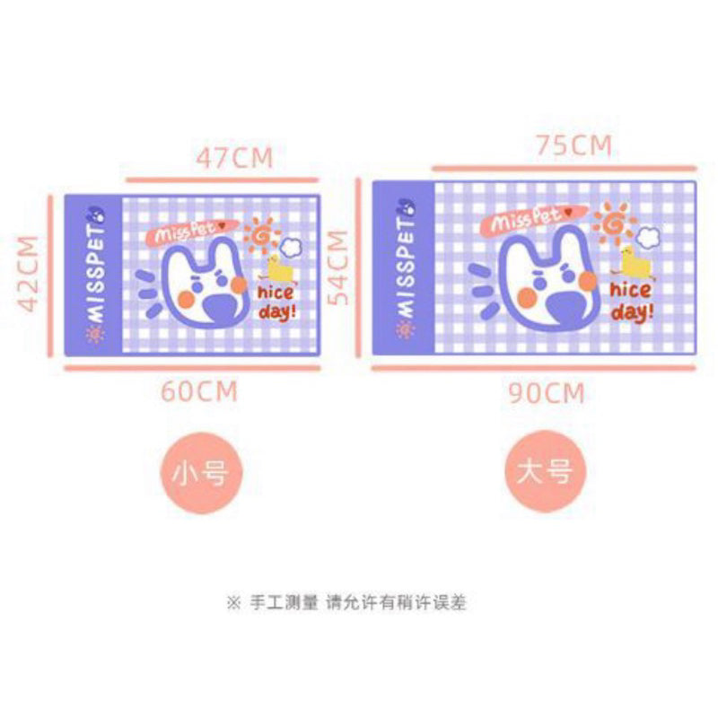 MissPet Warm soft bed with pillow Cat bed sleeping pet pad