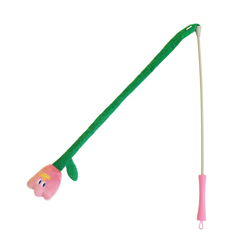 Zeze Cat teaser wand stick 🦯 cat interactive toy with sounding paper