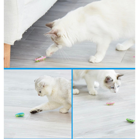 Cat toy moving bug electronic interactive pet toy running mouse