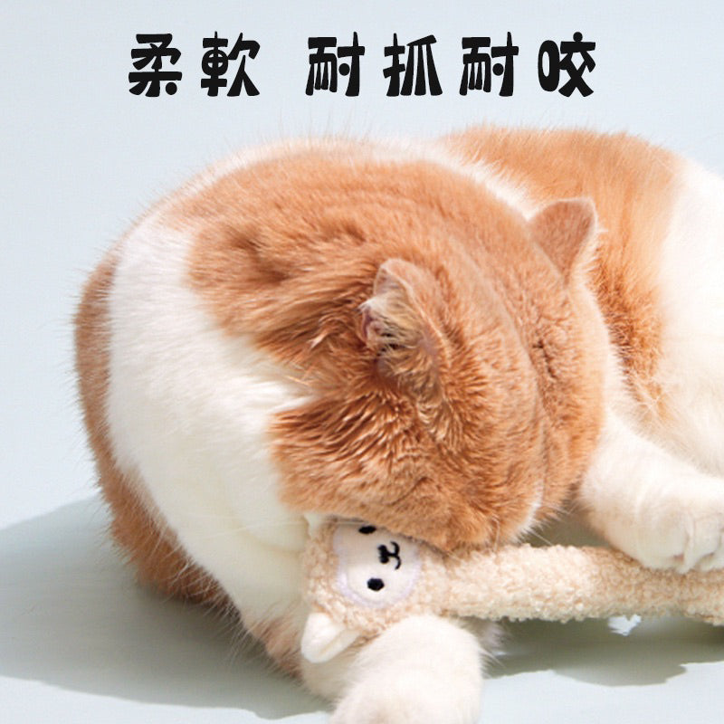 PurLab cat toy alpaca 🦙 cat teaser with bell and catnip companion toy