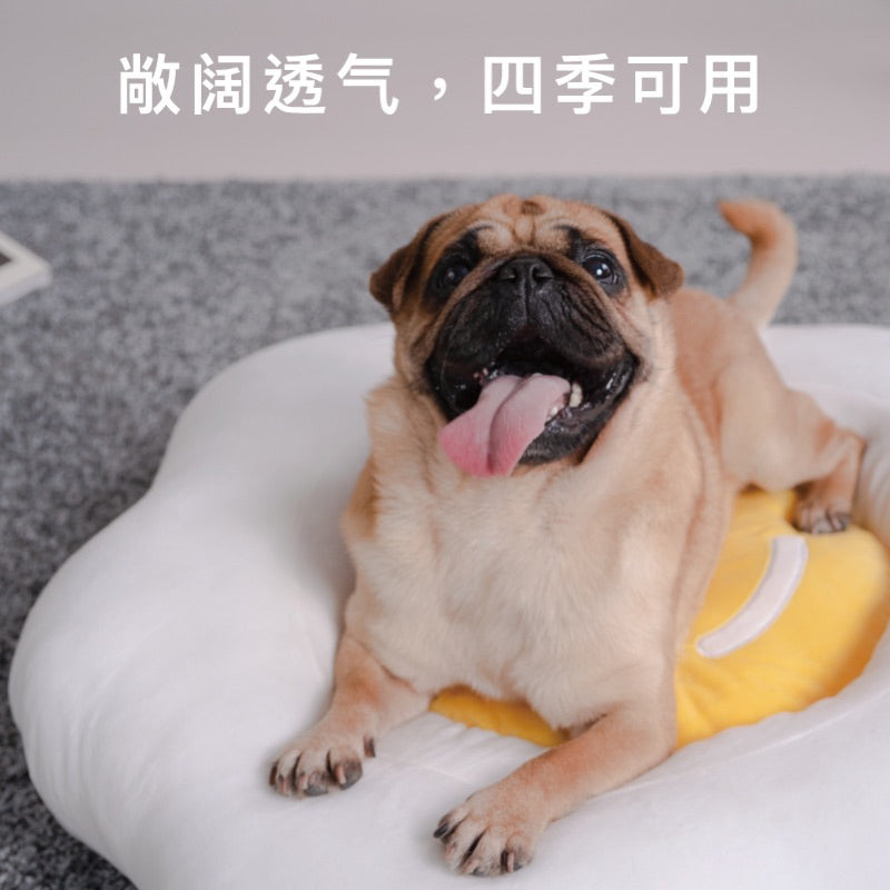 Purlab cat dog pet bed mat soft sleeping nest egg 🍳 design