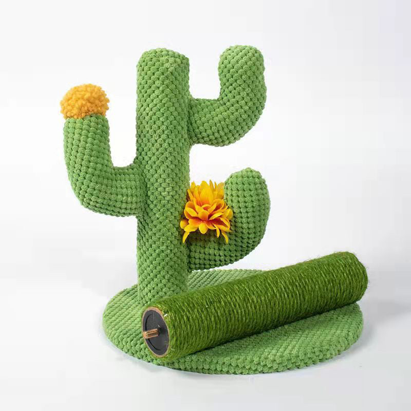 Cat scratcher tree cactus 🌵 sisal post stand pole pet toy scatch board