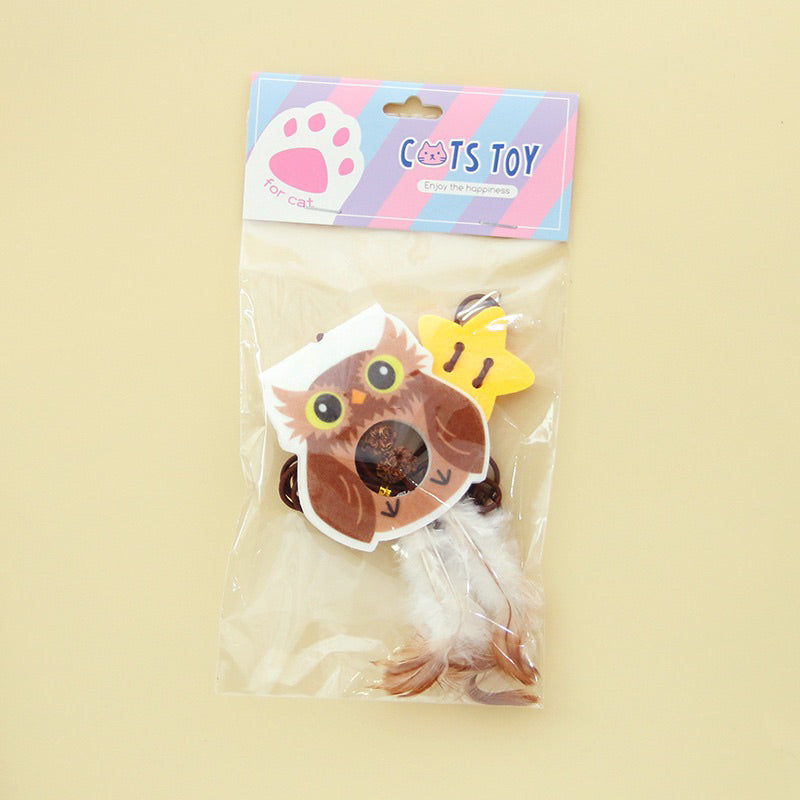 Cat teaser swing pet toy chaser hanger with catnip