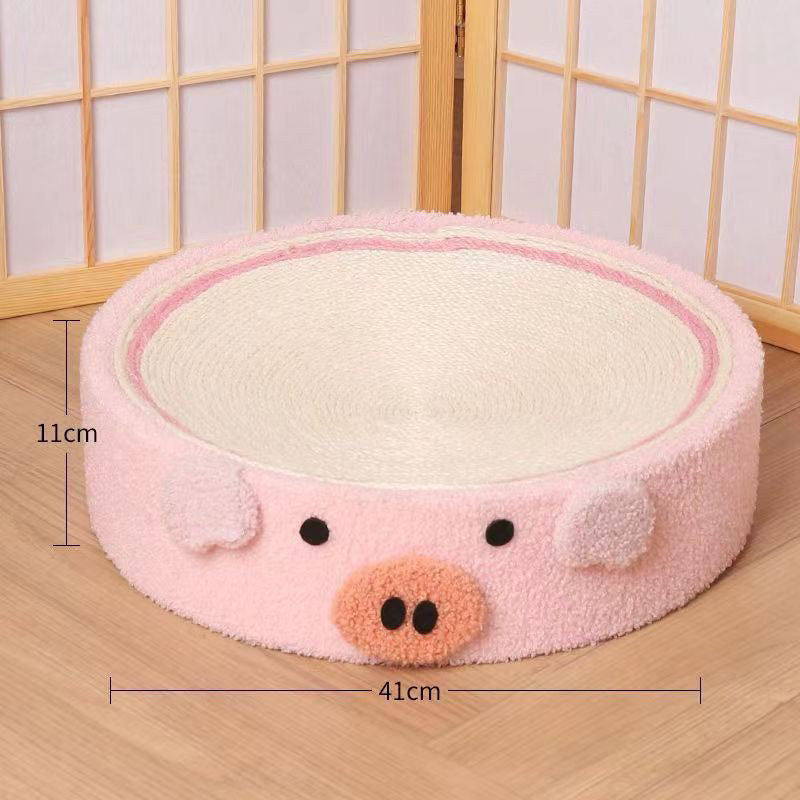 Cat Scratcher Bed animal series pet toy scratch board sisal 40cm