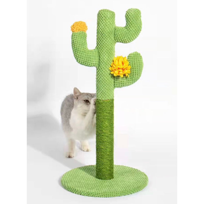 Cat scratcher tree cactus 🌵 sisal post stand pole pet toy scatch board