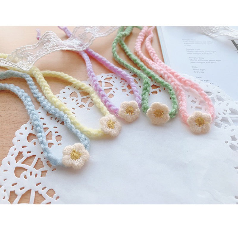 Cat collar knit necklace dog kitten puppy