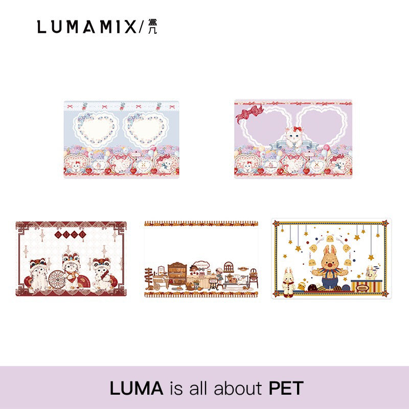 LumaMix Cat Eating Pad feeding tray water proof 60x40cm
