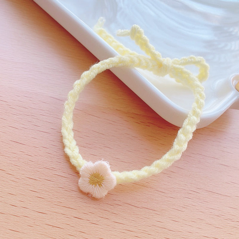 Cat collar knit necklace dog kitten puppy