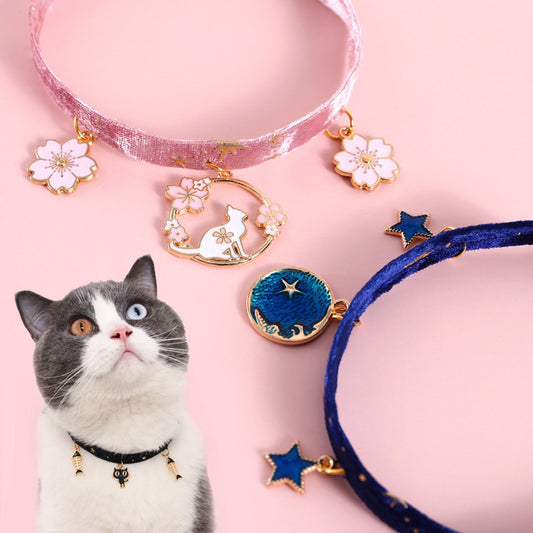 Cat Necklace collar pet dog accessories chocker 20-27cm