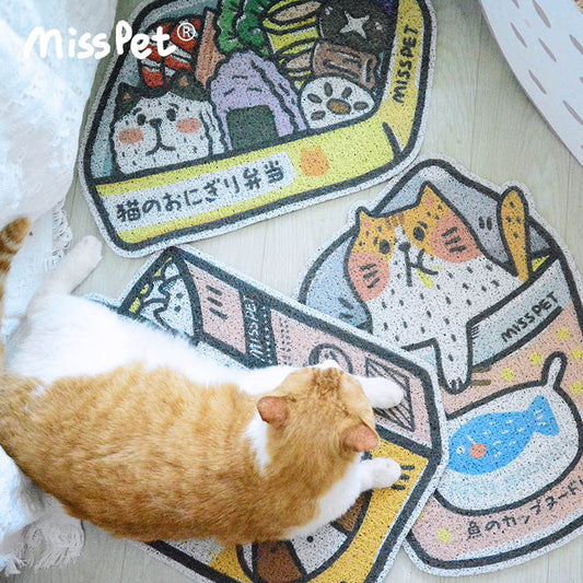 MissPet Cat Litter Map Pad door map Toilet Box mat