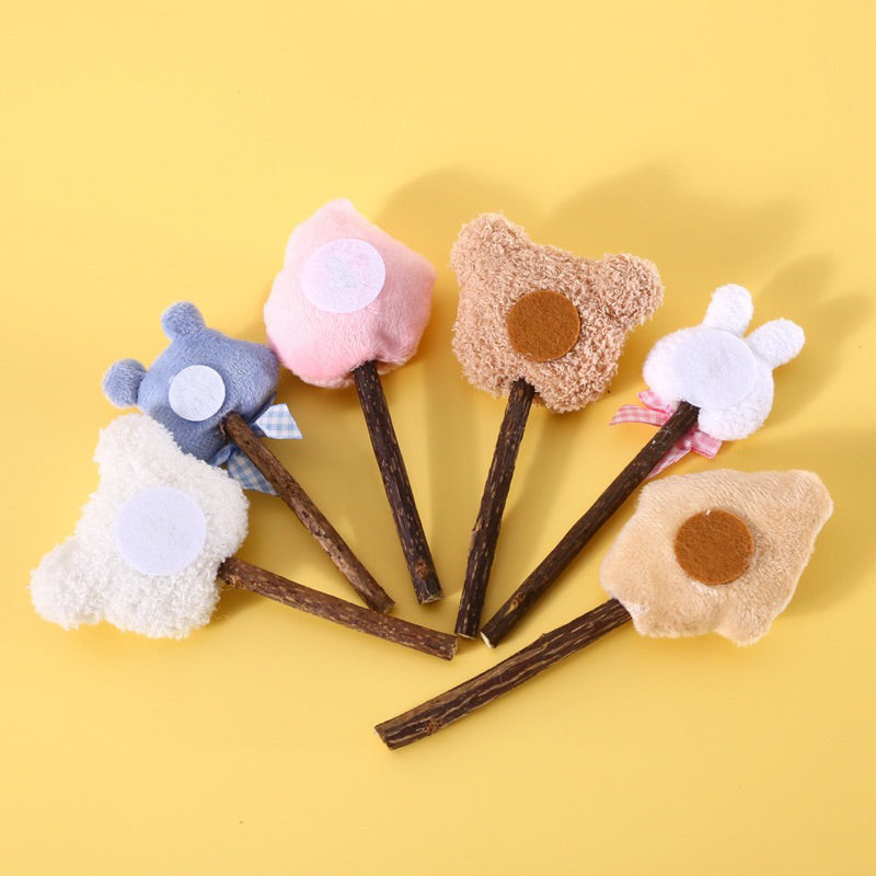 Cake 🍰 series catnip lollipop toy catmint pet cat ice cream 🍦 cartoon design