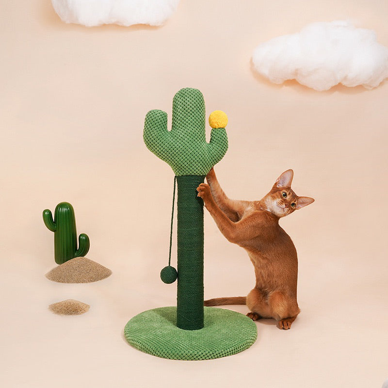 Zeze Cactus 🌵 Tree Cat Scratcher Post Pole Sisal Rope Pet Toy