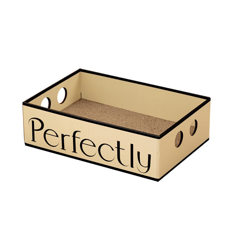 Classic Cat Simple Can Scrarcher Box Cardboard Scratch Rectangle Bed