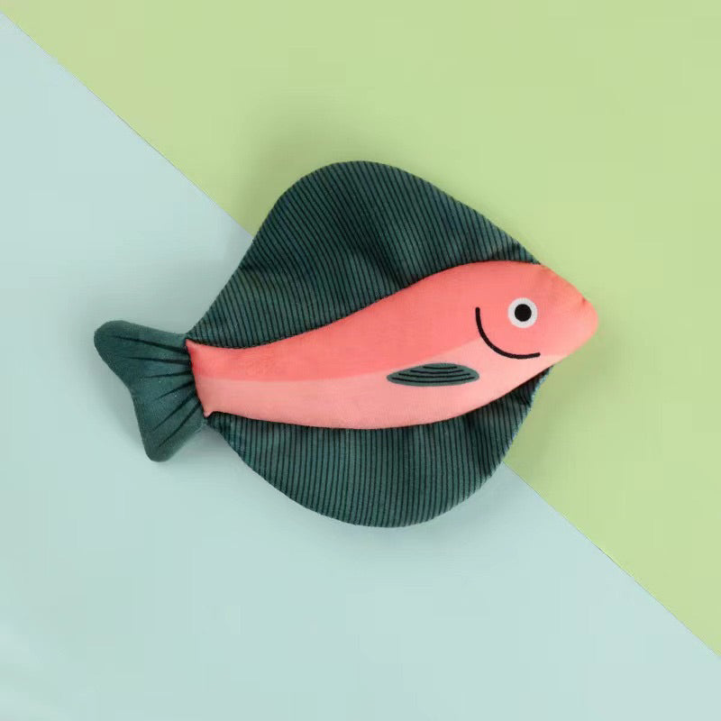 Cat Bitting Catnip Fish Self Play Chaser Pet Toy