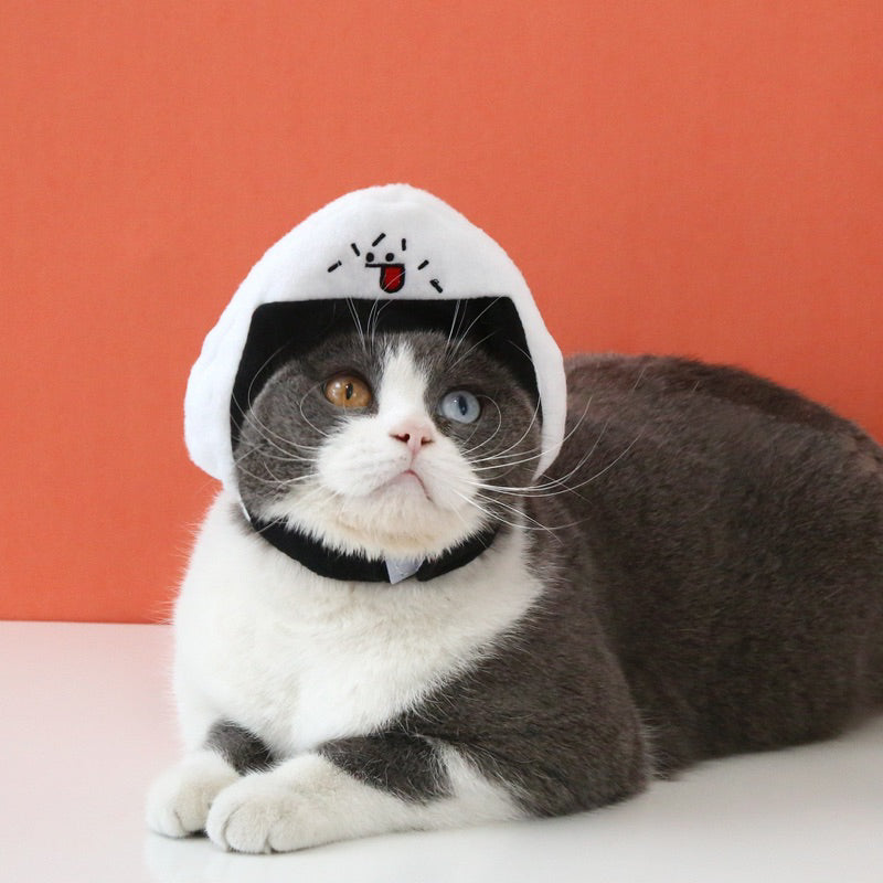 Riceball Taiyaki Hat Pet Cat Dog Accessories Cloth