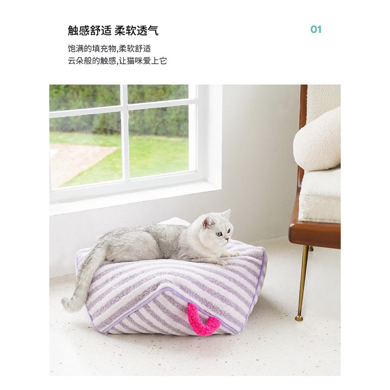 Zeze Cat Sofa Pet Soft Sleeping Bed Multi Size