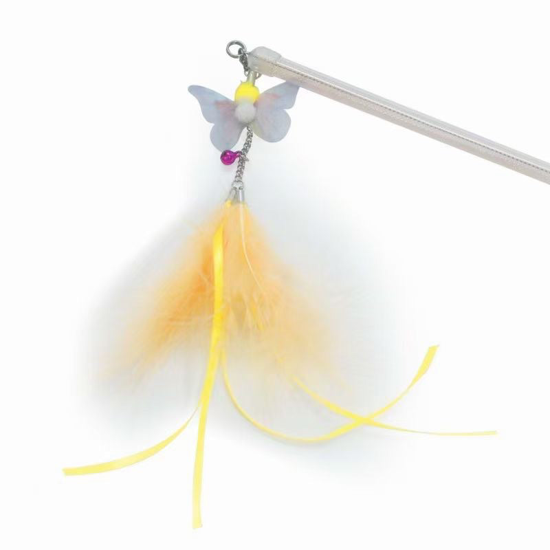 Cat teaser pet toy retractable stick Golden Fish collection