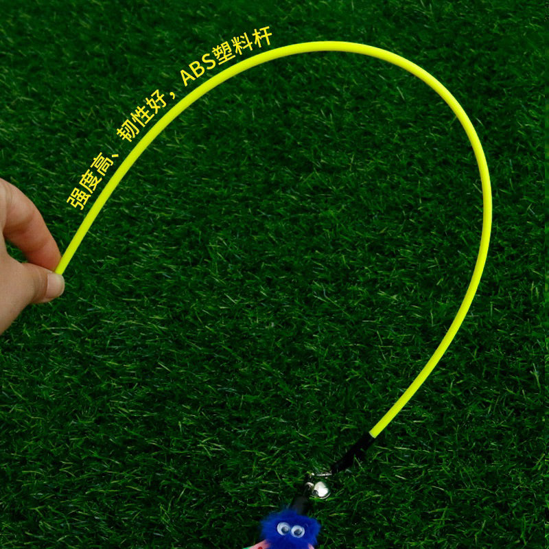 Cat Teaser Insect Series Firefly with bell ABS Pet Toy Wand Stick Chaser