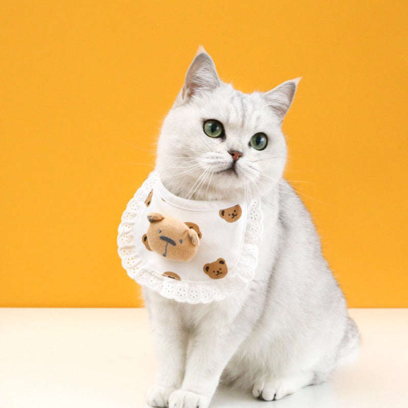 Dayuanzi Napkin with Animal For Cat Dog Pet Collar Necklace Accessories