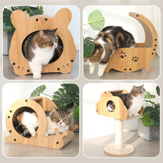TinyPet cradle Cat Scratcher Scratch board sisal post Pet House Bed