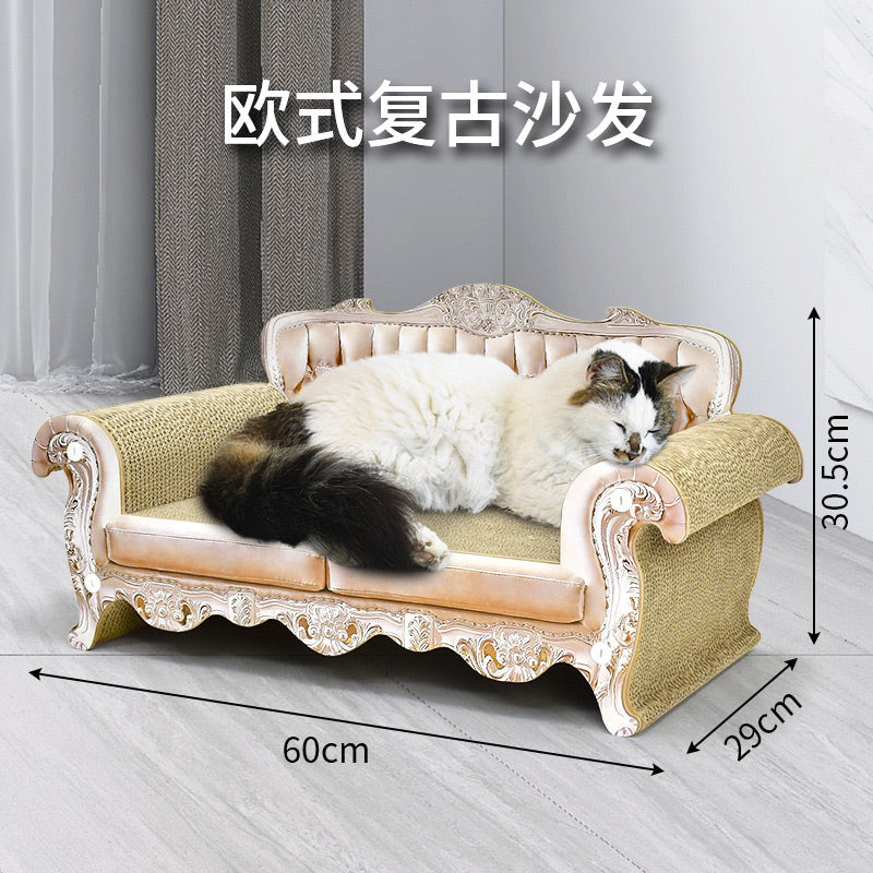 Deku Cat Scratcher Sofa vintage Scratch Board Large Pet Toy