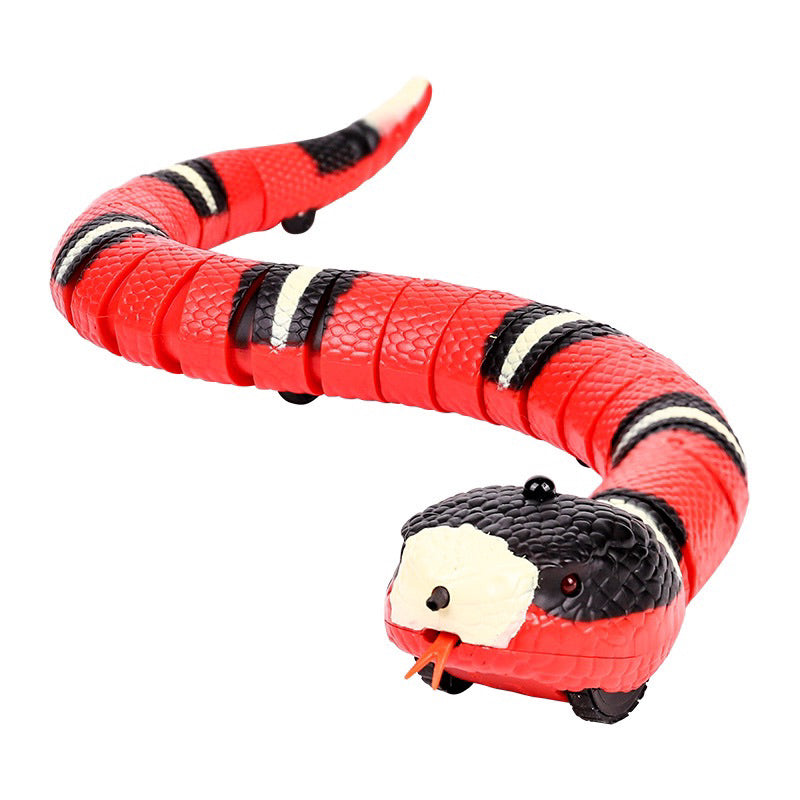 Electronic Smart Sensing Snake Cat Interactive Electric Toys For Cats Accessories Pet Dogs USB Charging Game Toy