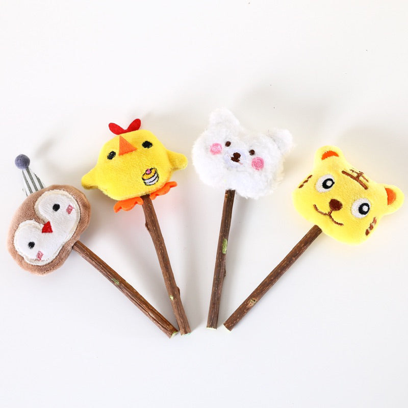Cat toy rainbow 🌈 series Catnip lollipop 🍭 catmint chasing bitting toy pet