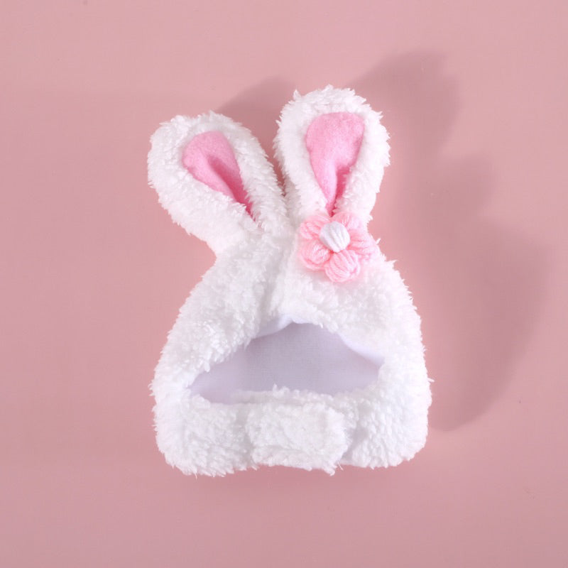 Cat accessories hat cap rabbit ears necklace collar pet collar