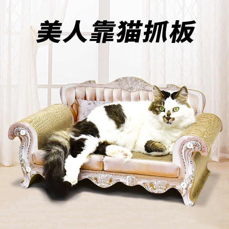 Deku Cat Scratcher Sofa vintage Scratch Board Large Pet Toy