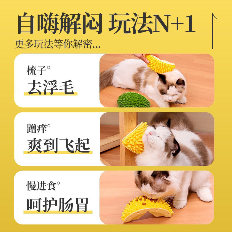 Durian Cat Brush Grooming Comb Pet Scratches Tool