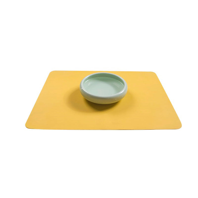 Wakupet Cat Eating Tray Silicone Rubber Carpet Pet Dog Soft Water Proof
