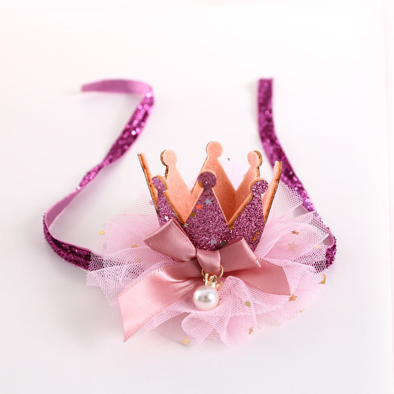 Pet Crown 👑 hat cat dog accessories necklace party