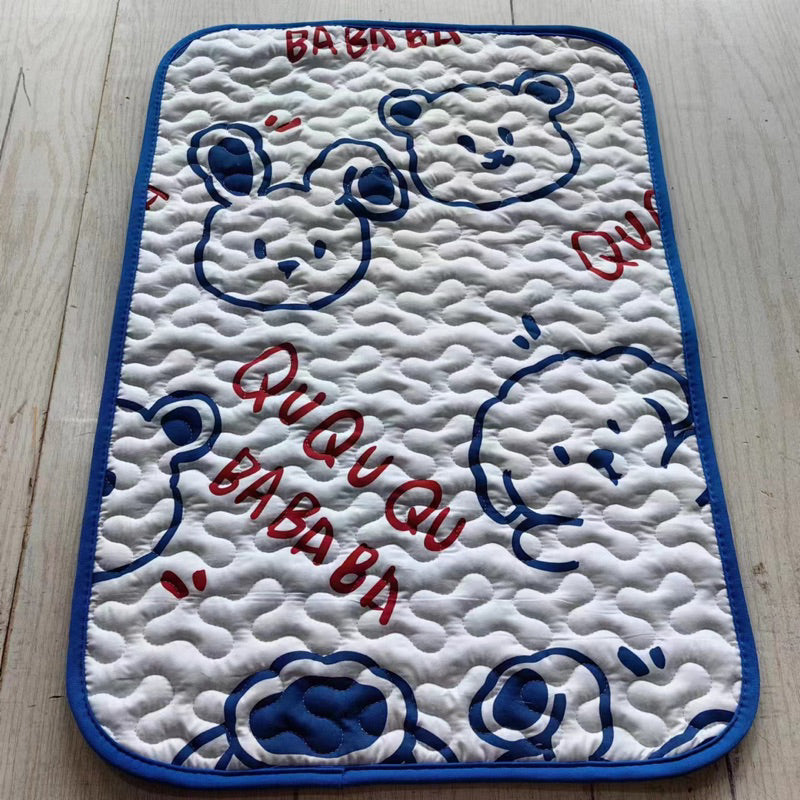 Soft Thin Cat Dog Pet Sleeping Pad Mat Cartoon Cooling Bed