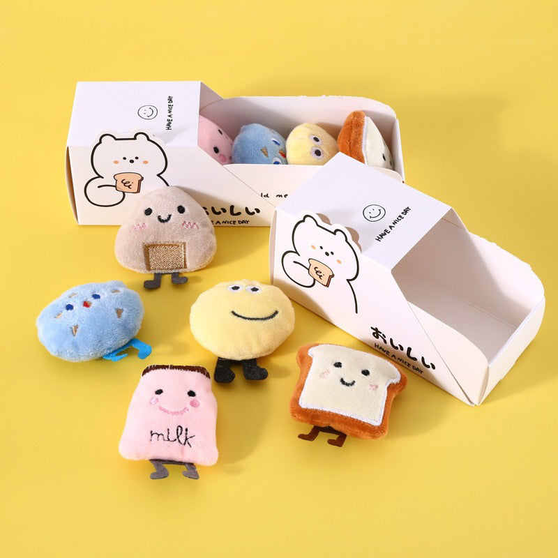 Cheese series catnip toy gift set of 5 catmint bitting chaser pet