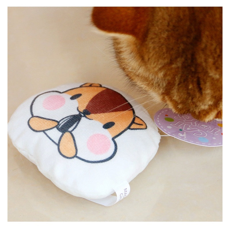 Cat Comforting Bite toy with catnip and bell Squirrel